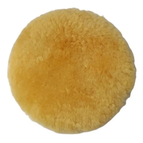 Cordero de Pulir de Lana Pura de 6" Diamond Naranja Cordero de Pulir de Lana Pura de 6" Diamond Naranja