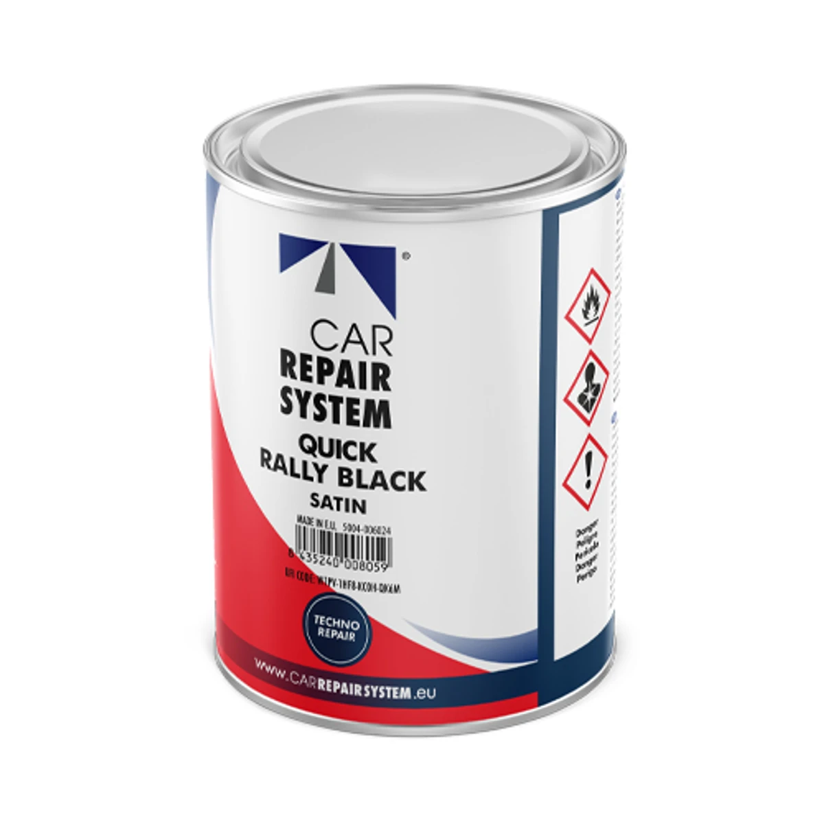 Pintura Negra Satinada Quick Rally 1L 